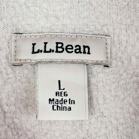 LL Bean Button Down Shirt Women’s Size Large L Plaid Blue Sherpa Lined Fleece - Picture 8 of 12